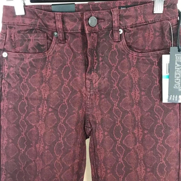 Blank NYC The Reade Crop Skinny Jean Snake Print - Picture 8 of 10